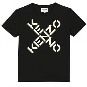 T-shirt  bambino 09p nero k25175