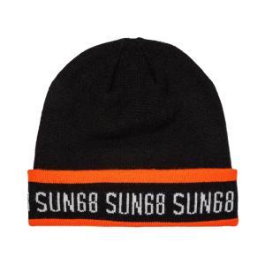 Cappello . nero/arancio