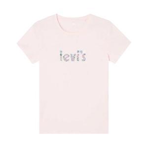T-shirt levi's. rosa