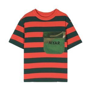 T-shirt myar. arancio/verde