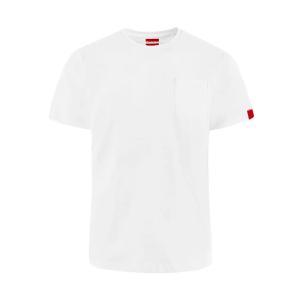T-shirt censured. bianco