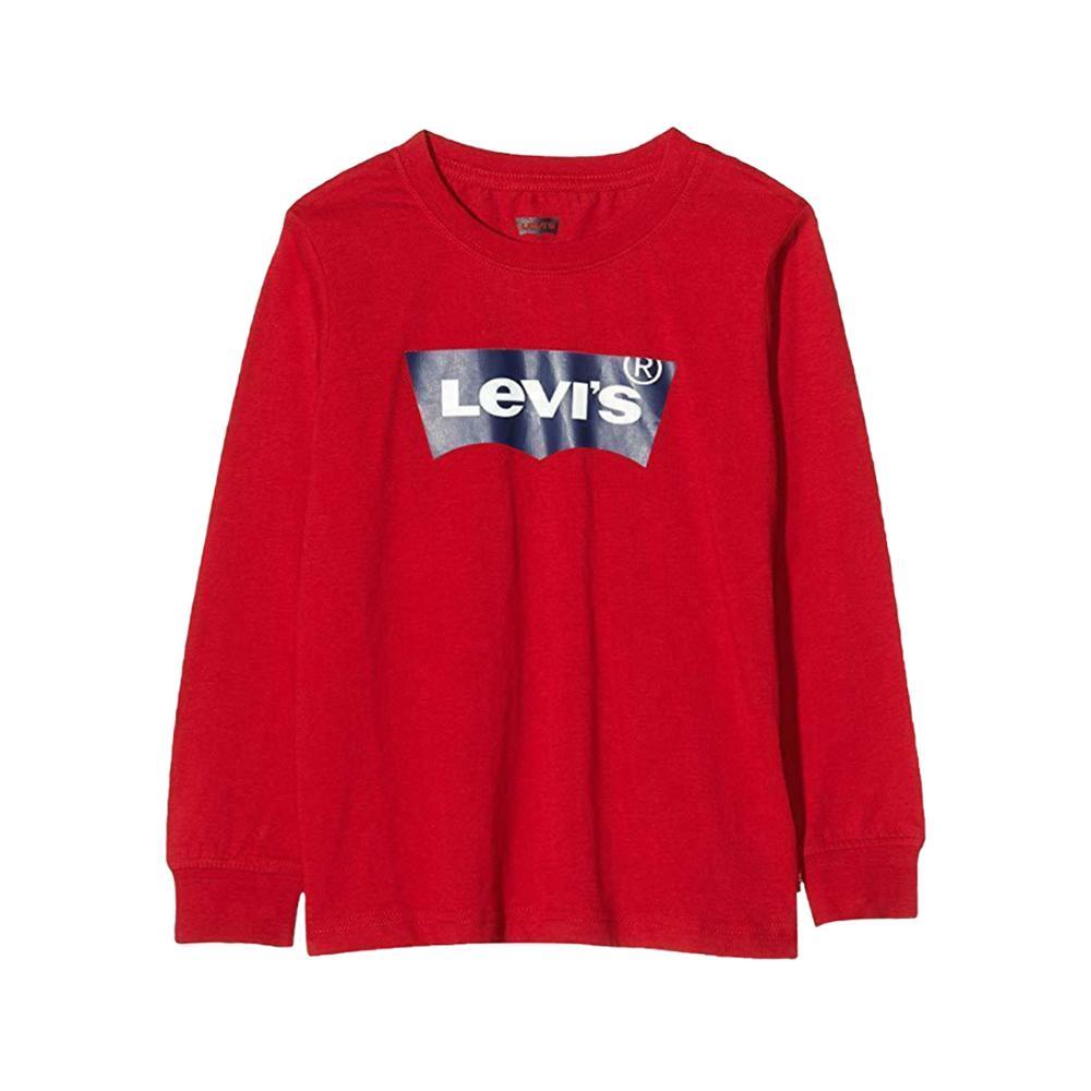 levis levis t-shirt m/l junior rosso 9e8646