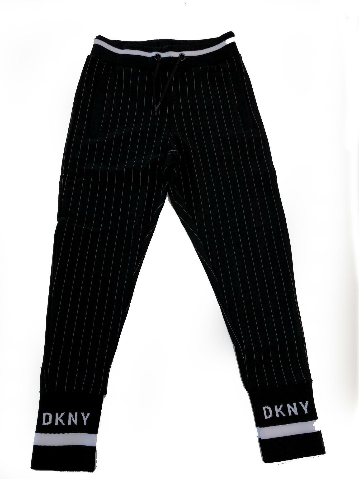 dkny dkny pantalone  ragazza nero d34976