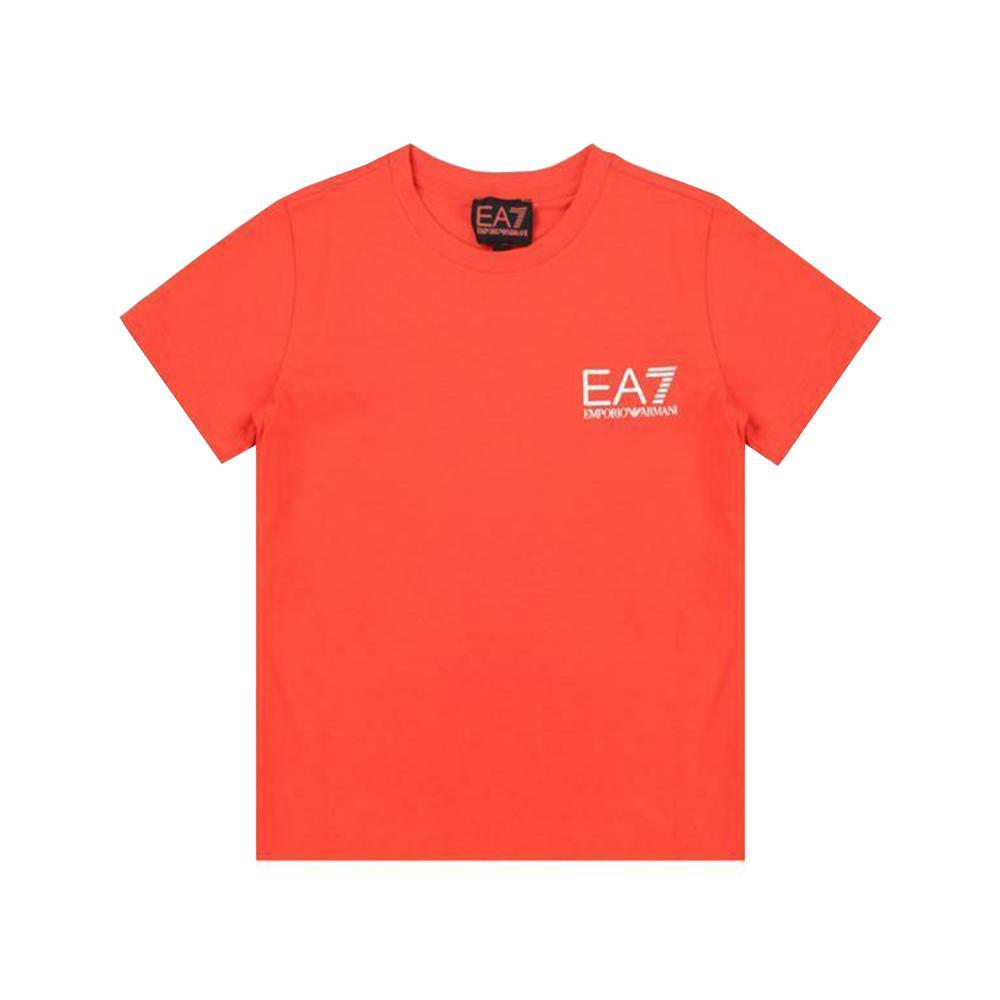 ea7 t-shirt  ea7 junior rosso 3hbt51-bj02z