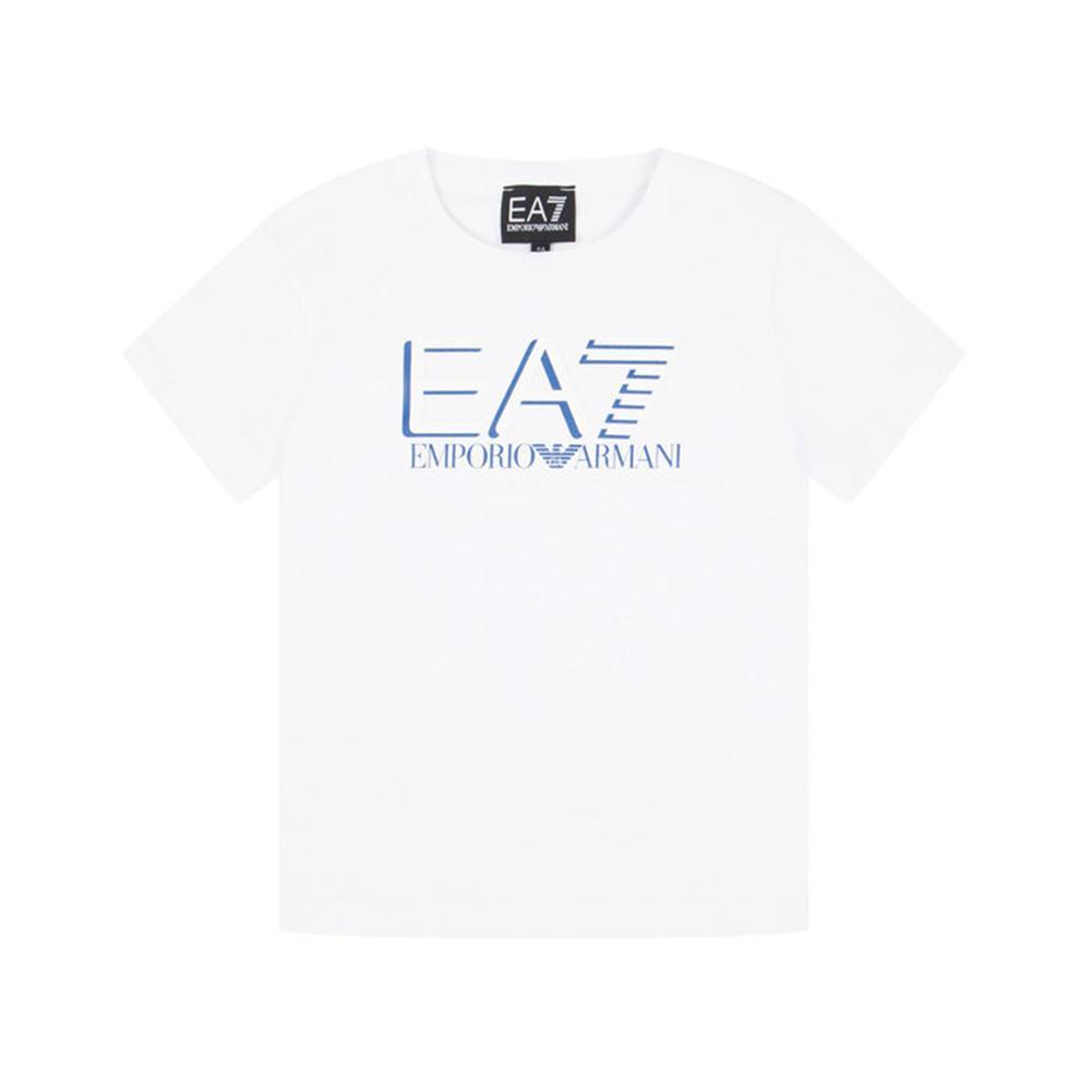 ea7 t-shirt  ea7 junior bianco 3hbt53-bjt3z