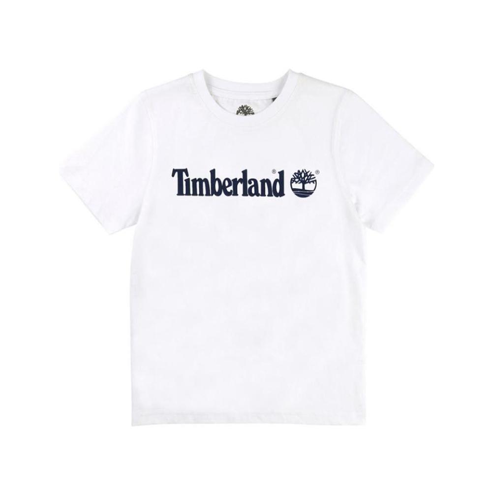 timberland t-shirt timberland bambino bianco t25p121