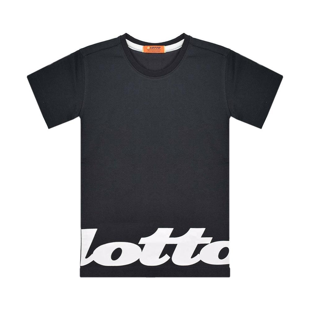 lotto lotto t-shirt bambino nero ltss76