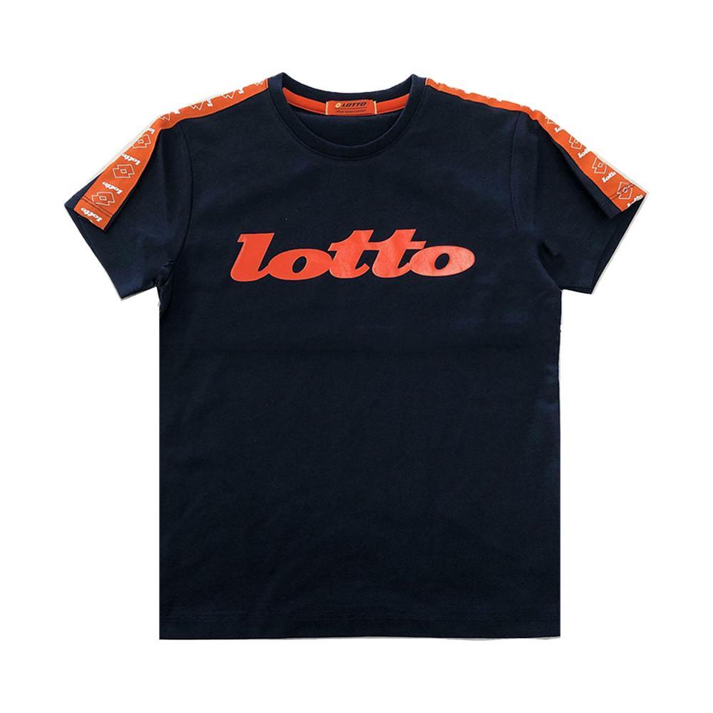 lotto lotto t-shirt. blu/arancio