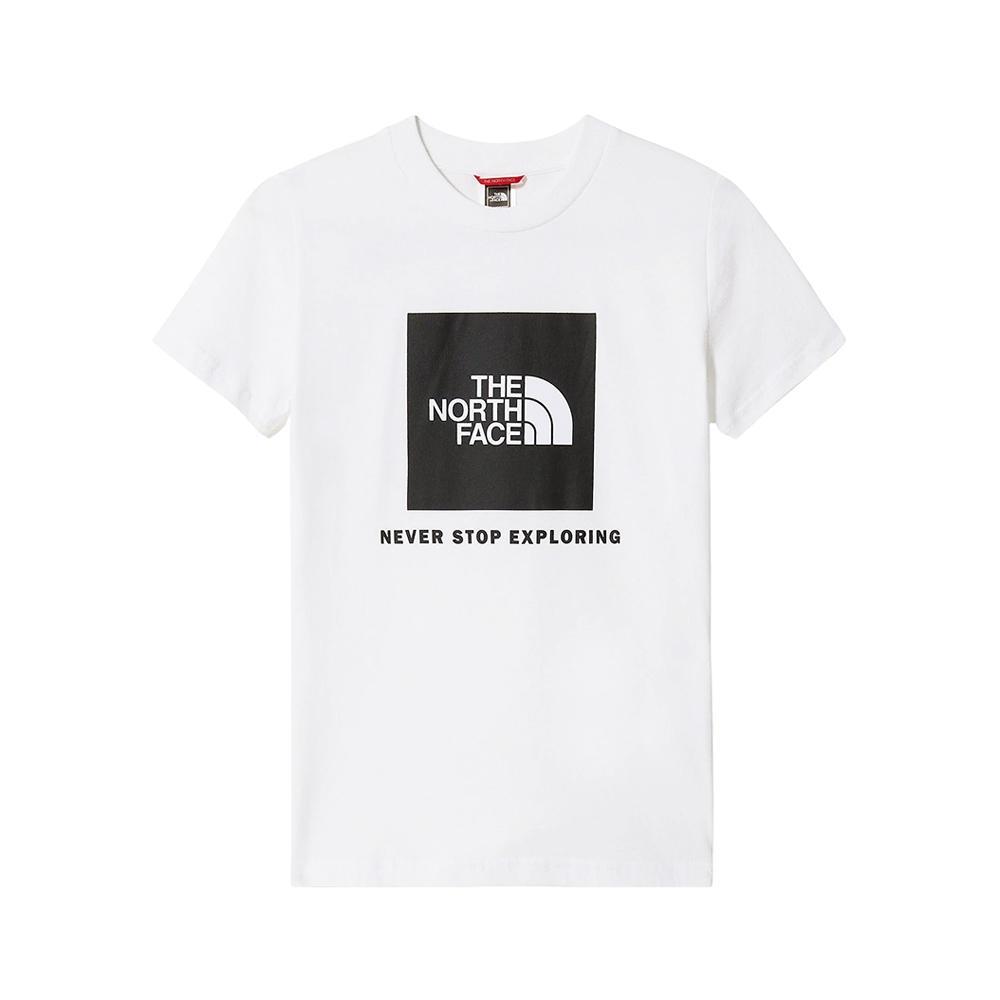 the north face t-shirt the north face, bianco/nero
