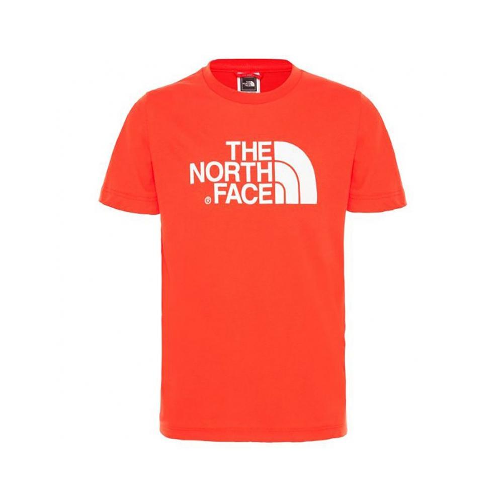 the north face the north face t-shirt bambino rosso bianco nf00a3p7