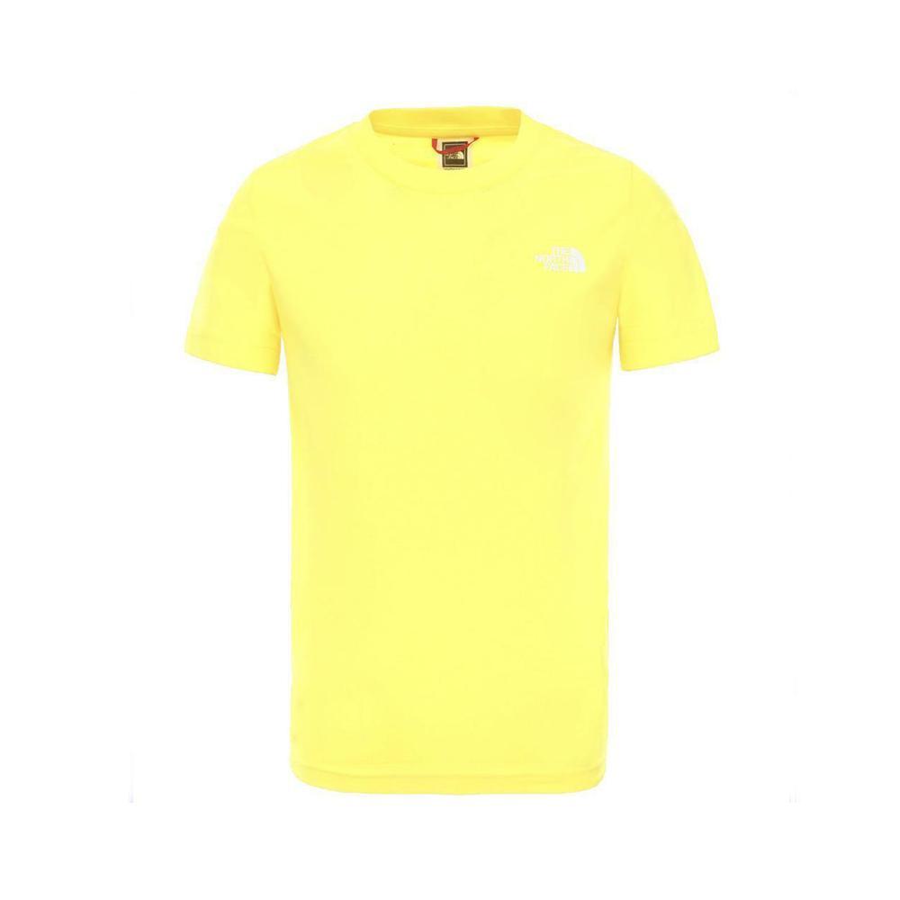 the north face t-shirt the north face. giallo