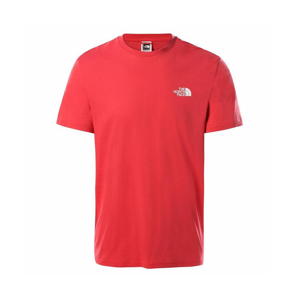 the north face the north face t-shirt. rosso