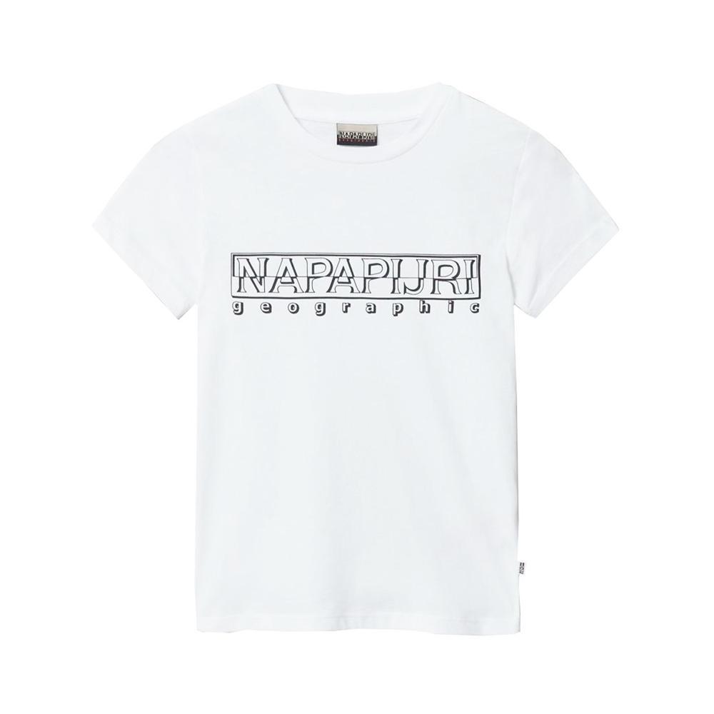 napapijri napapijri t-shirt junior bianco np0a4eg51