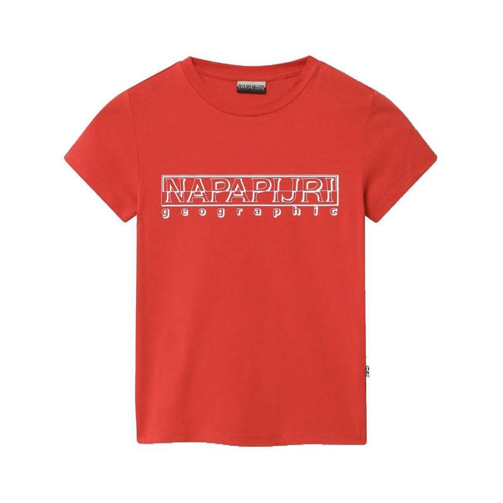 napapijri napapijri t-shirt bambino rosso np0a4eg5