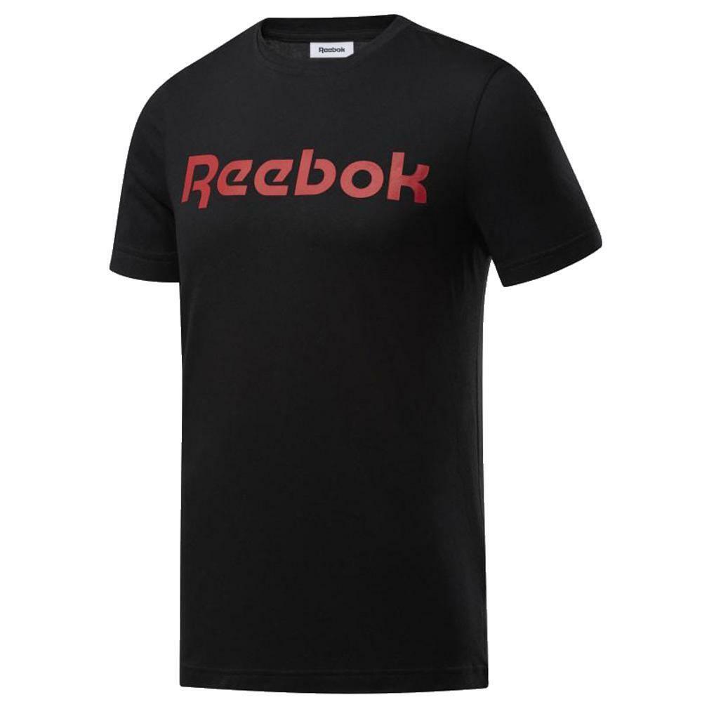 reebok reebok t-shirt uomo nero fp9164