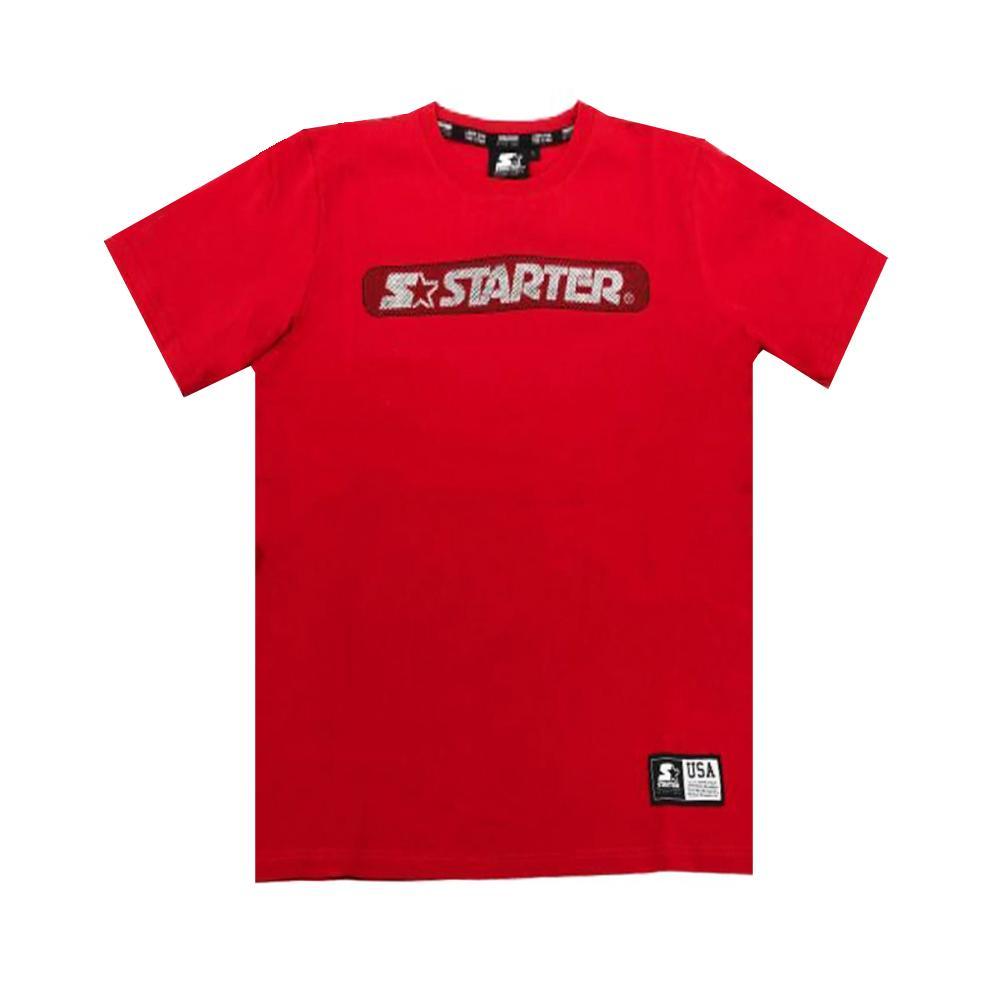starter starter t-shirt uomo rosso 72943