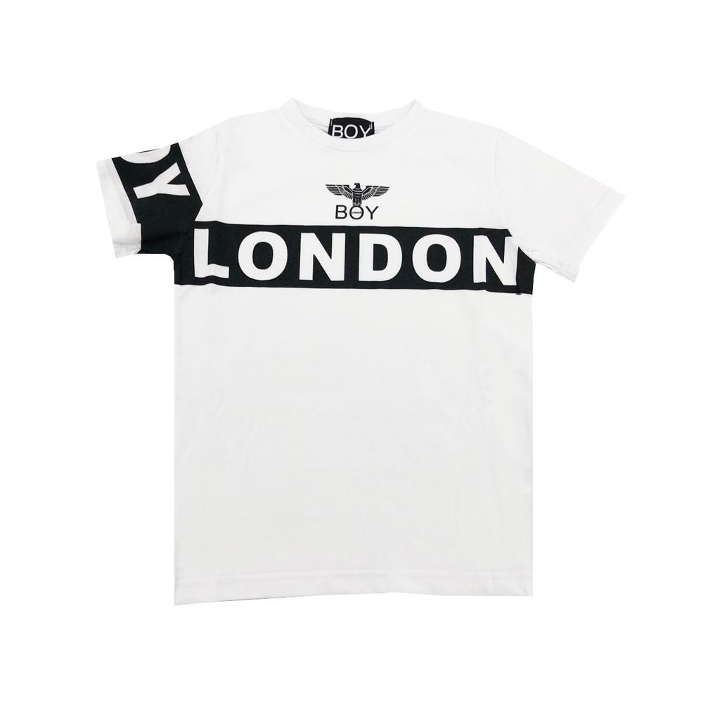 boy london boy london t-shirt ragazzo bianco tsbl2162j