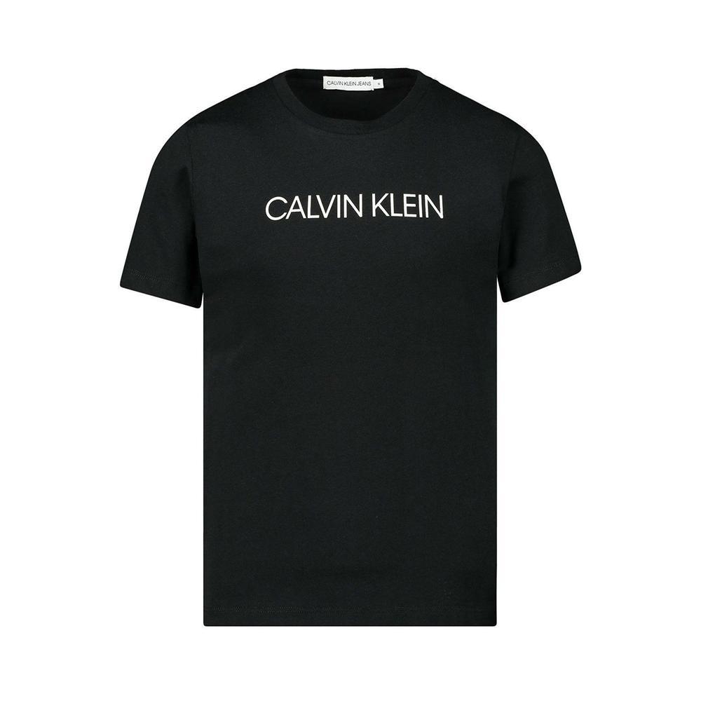 calvin klein calvin klein t-shirt bambino nero ib0ib00347