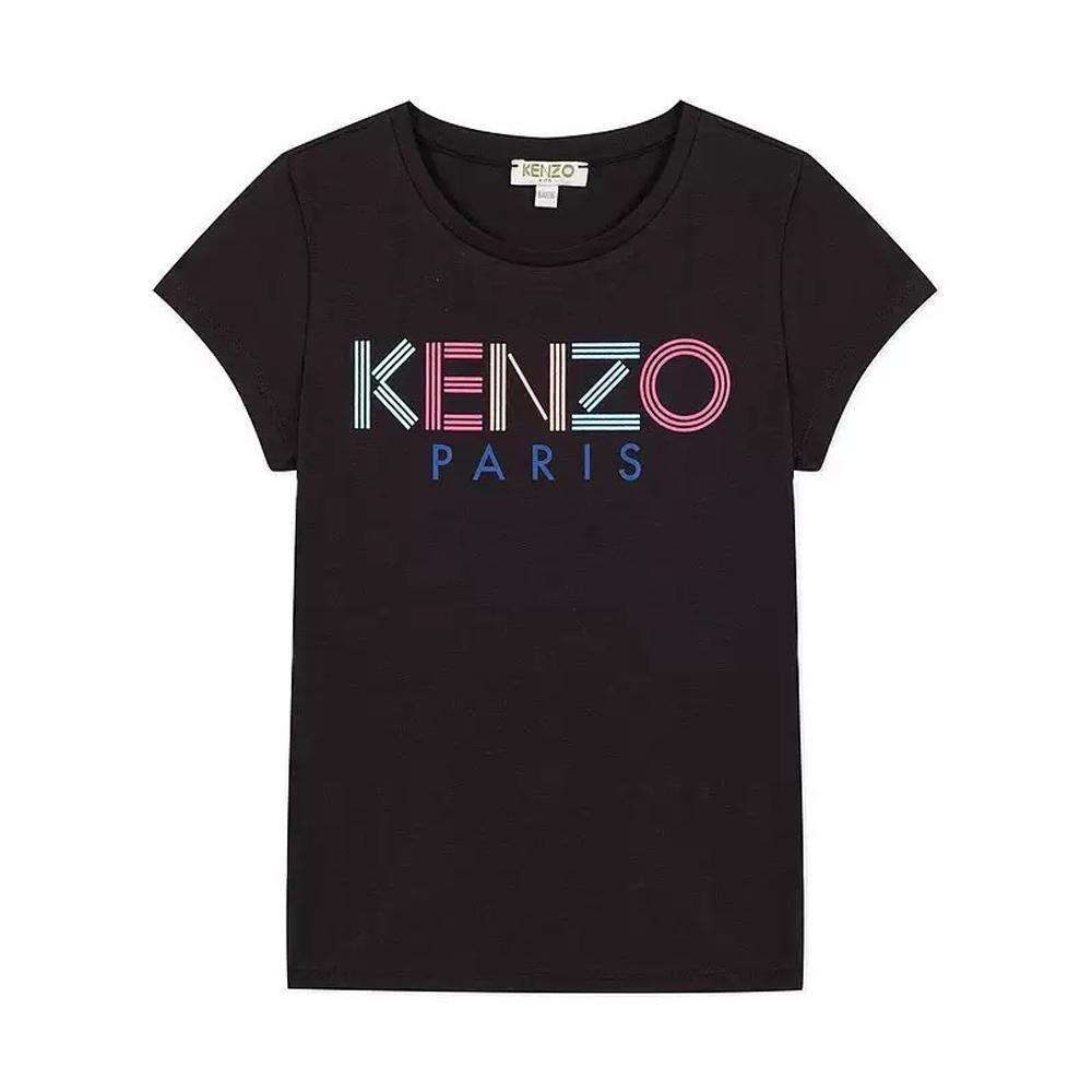 kenzo kenzo t-shirt bambino nero kq10178