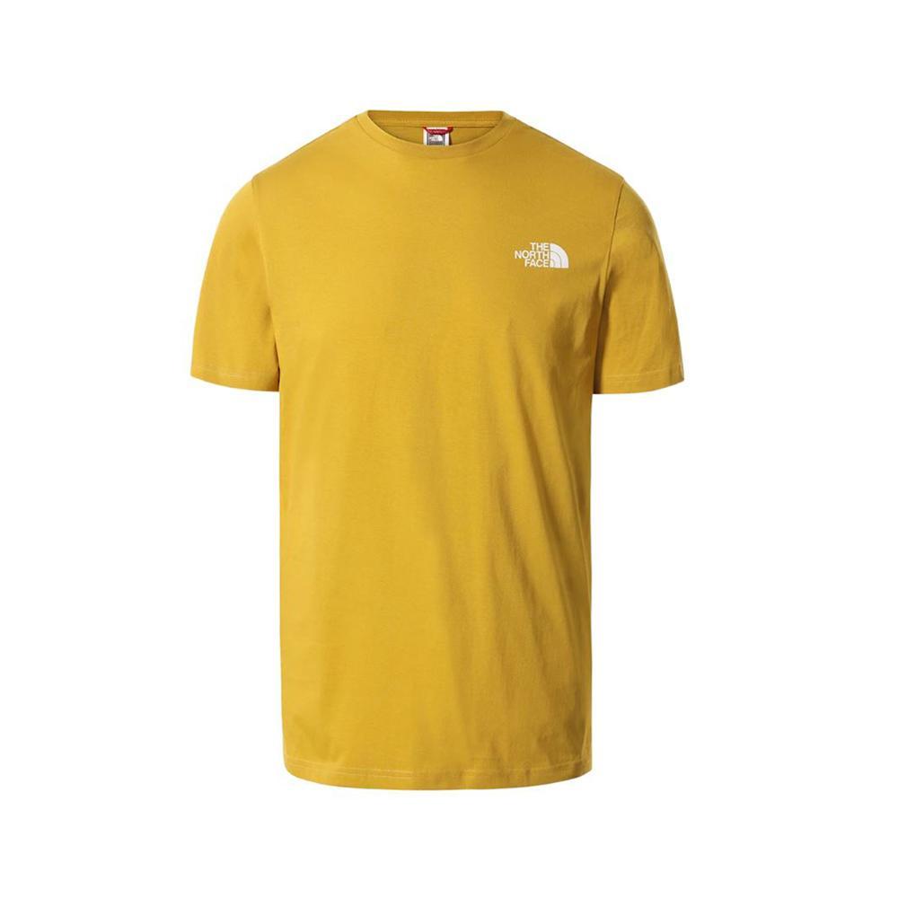 the north face the north face t-shirt uomo giallo  nf0a2tx5