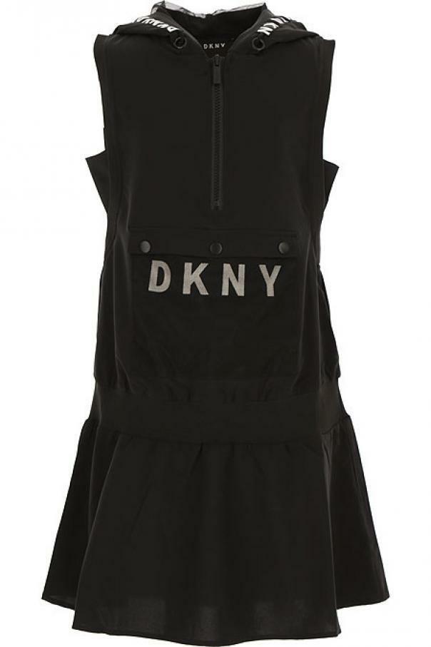 dkny dkny vestito ragazza  nero d327461