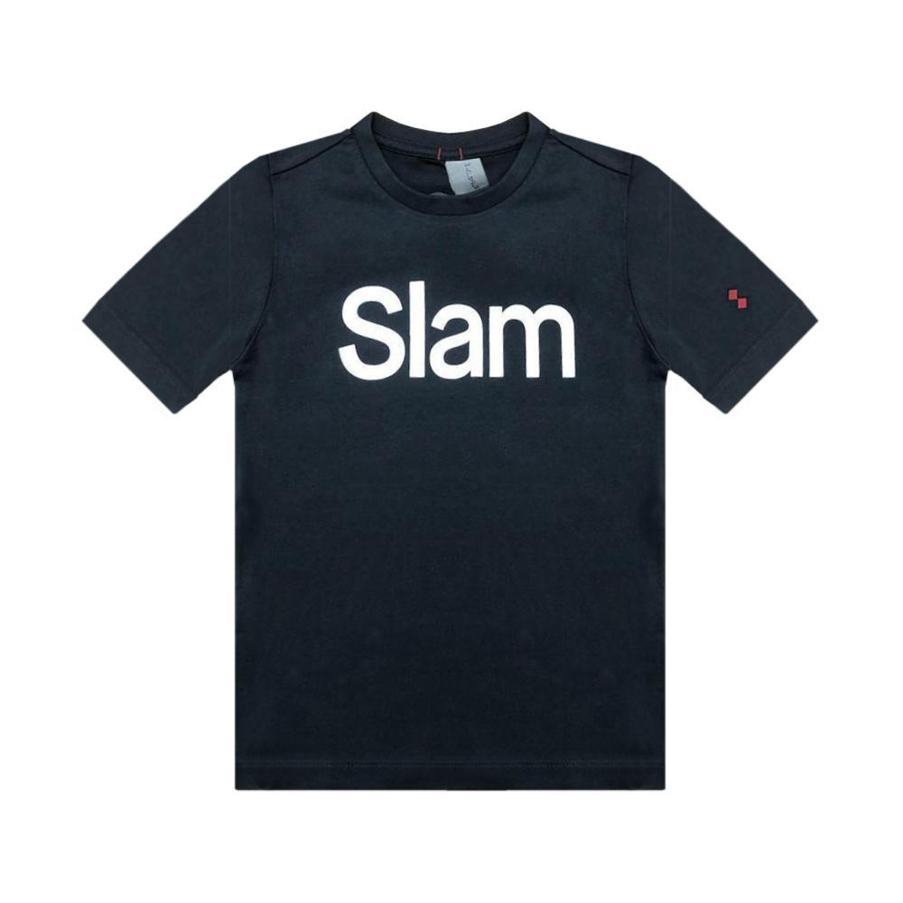 slam slam t-shirt. blu