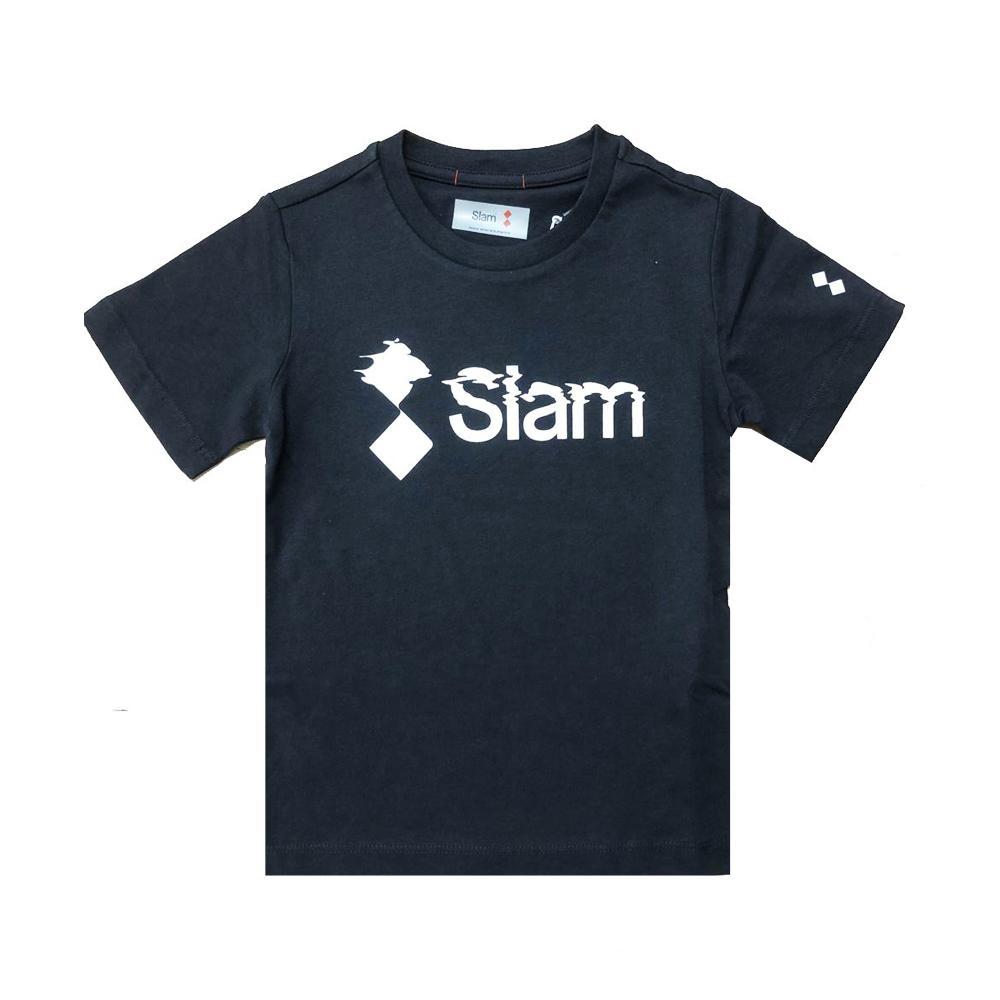 slam slam t-shirt bambino blu s312045t00