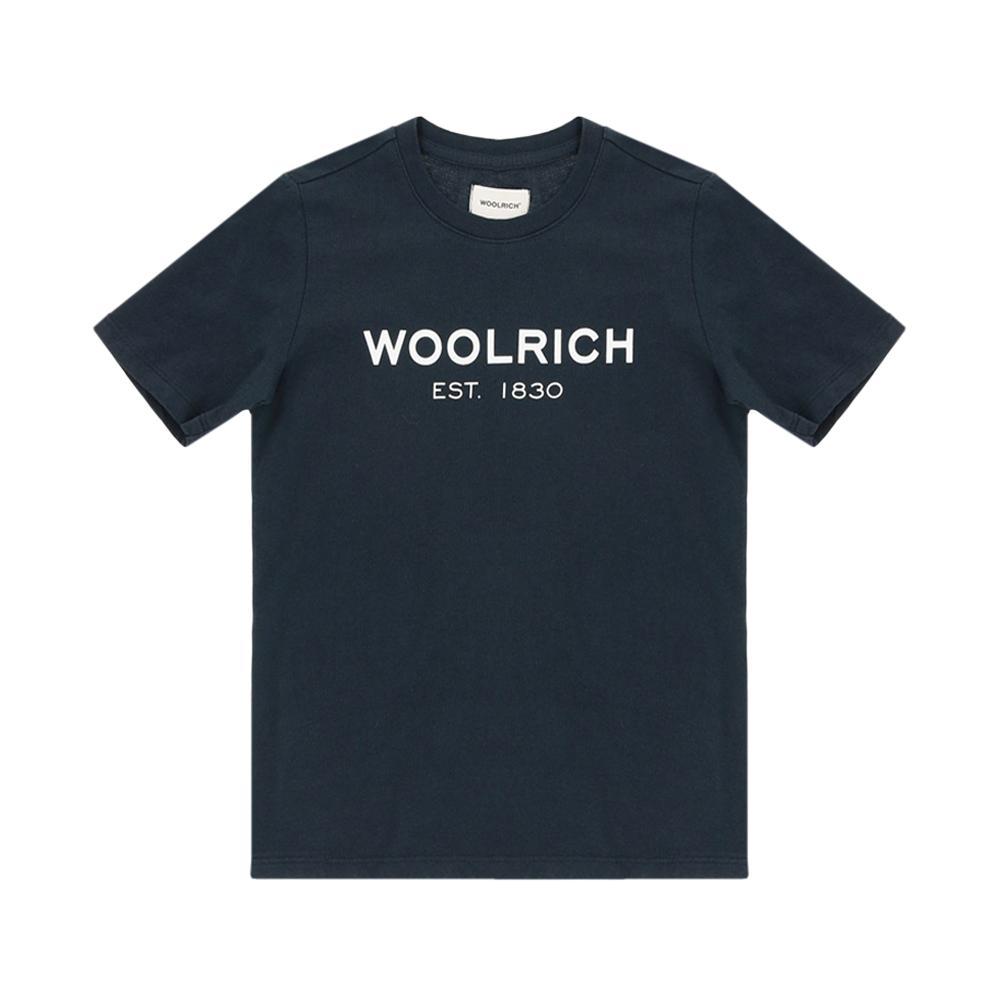 woolrich woolrich t-shirt bambino blu wkte0045mr
