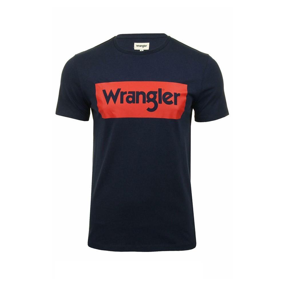 wrangler wrangler t-shirt. blu/rosso