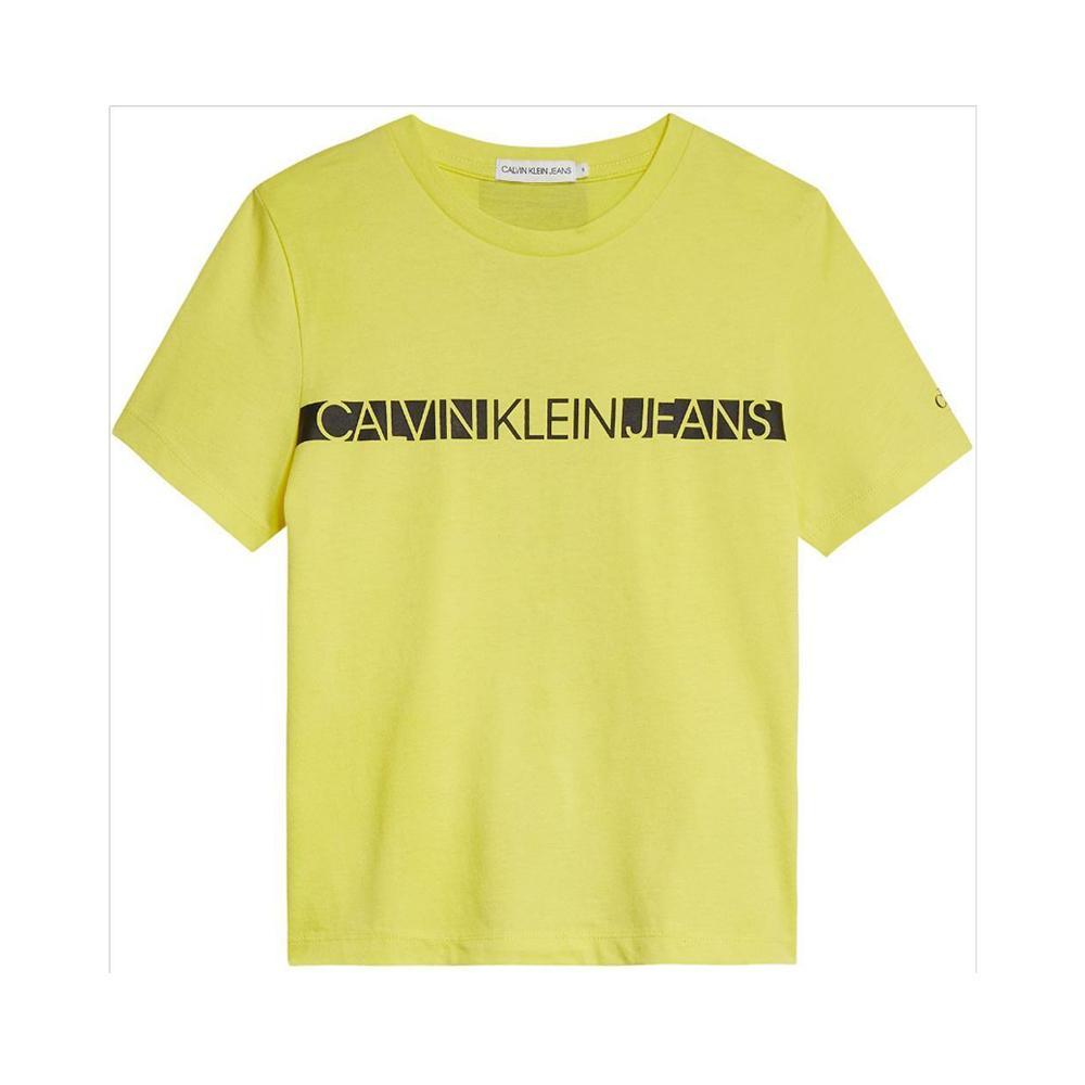 calvin klein t-shirt calvin klein. giallo