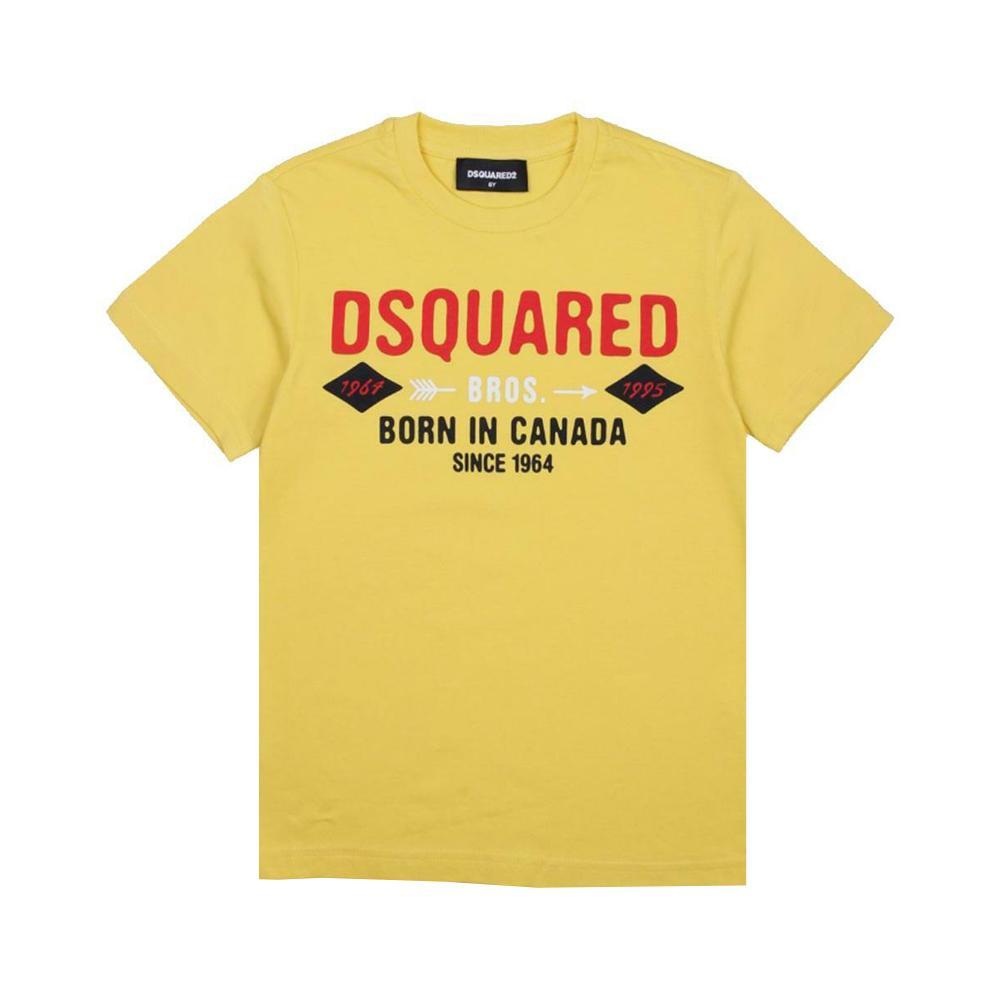 dsquared dsquared t-shirt. giallo