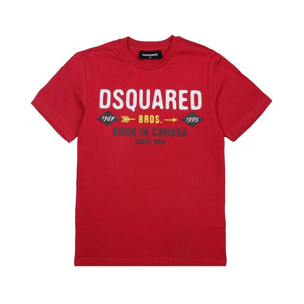 dsquared dsquared t-shirt. rosso