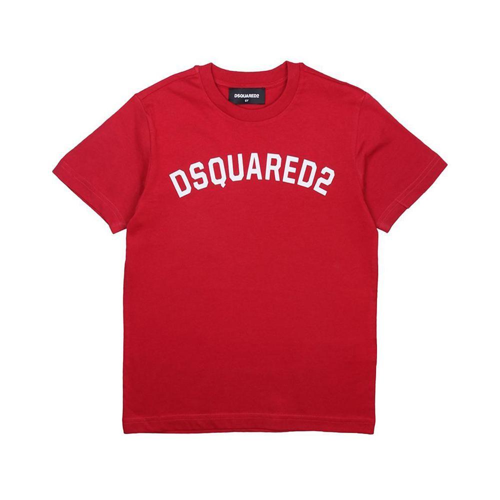 dsquared dsquared t-shirt. rosso