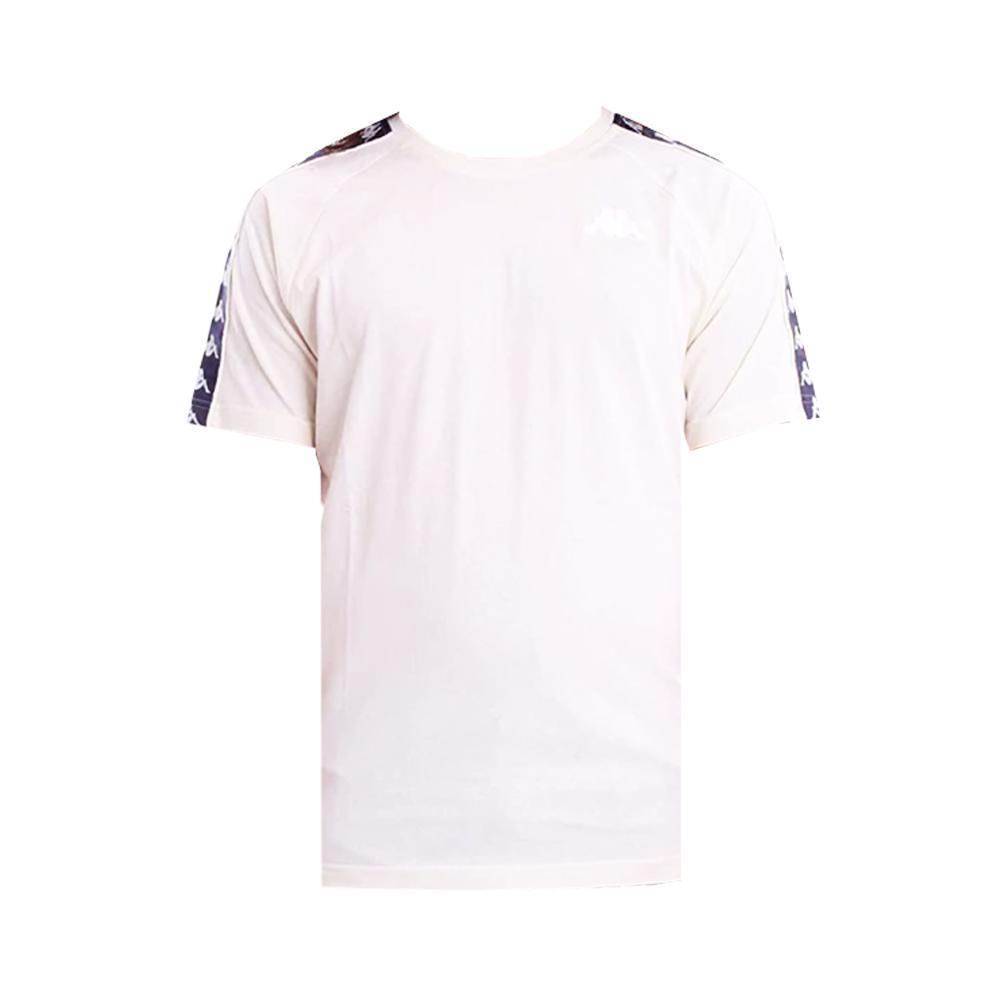 kappa t-shirt kappa. bianco/blu