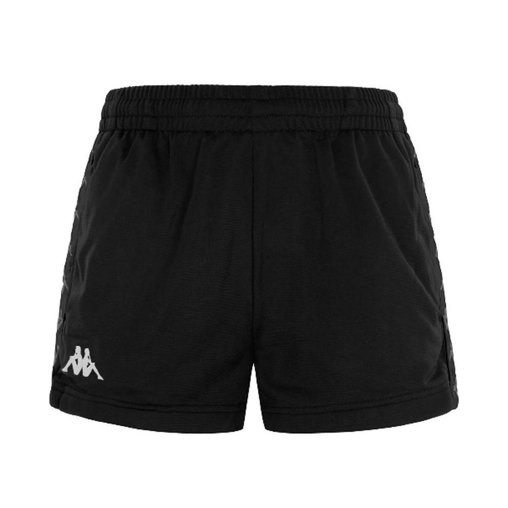 kappa shorts kappa. nero/bianco antico