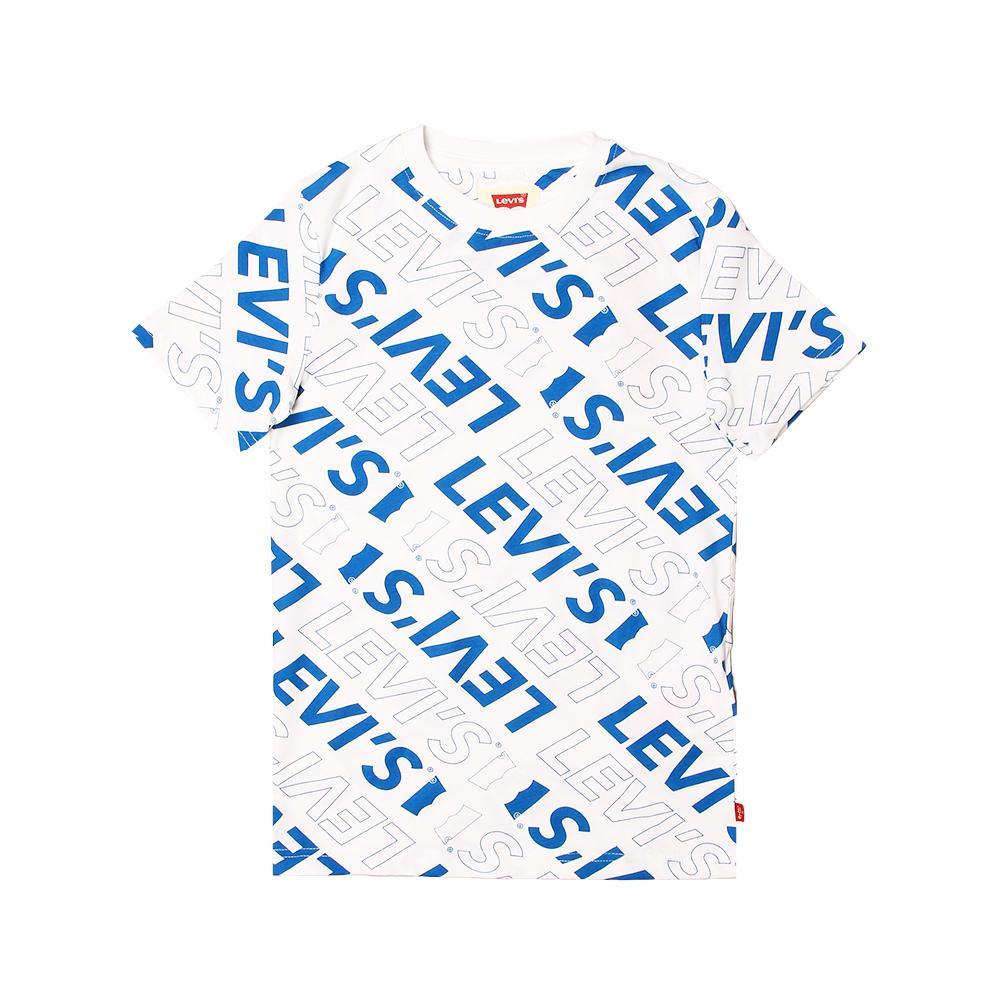levis t-shirt levi's. bianco/royal