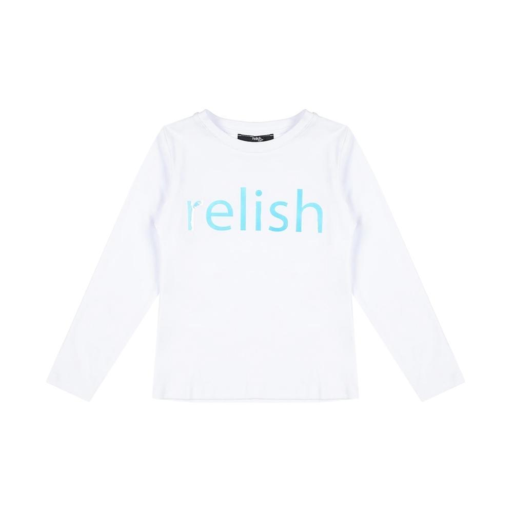 relish t-shirt relish. bianco