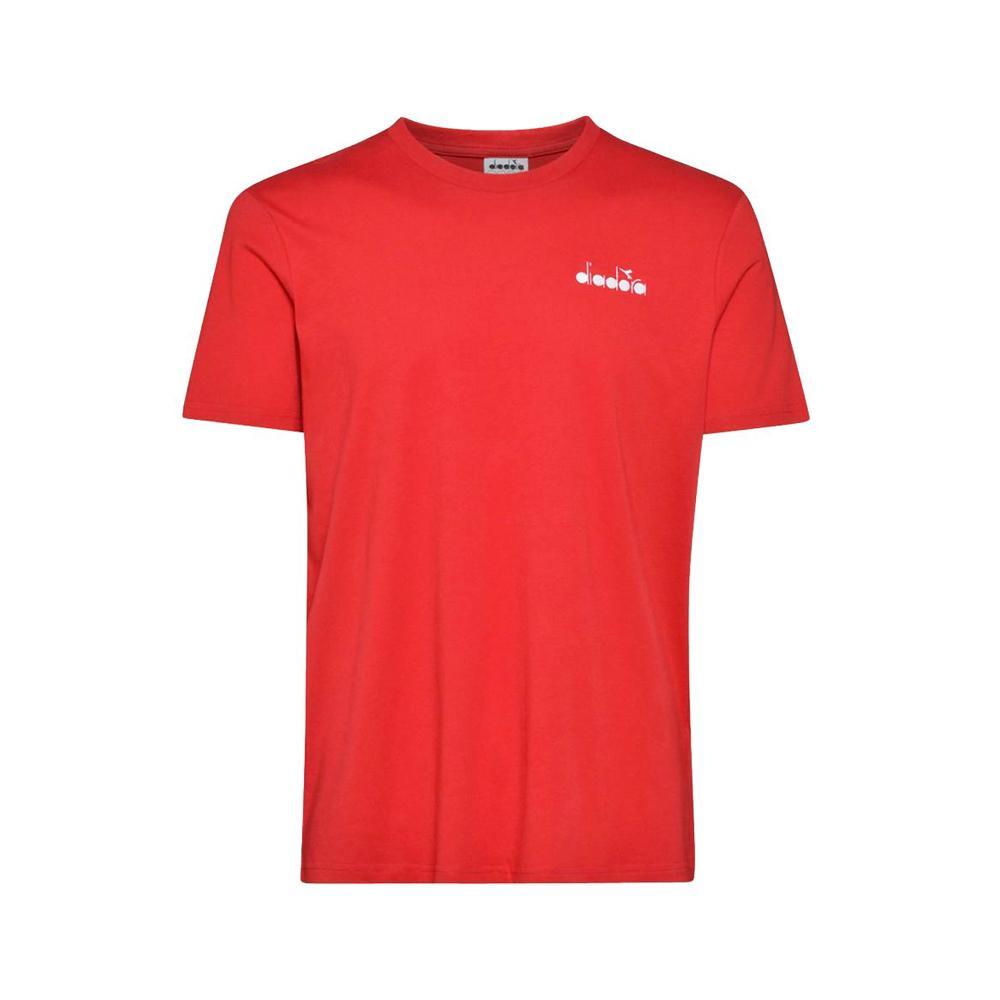 diadora t-shirt diadora. rosso