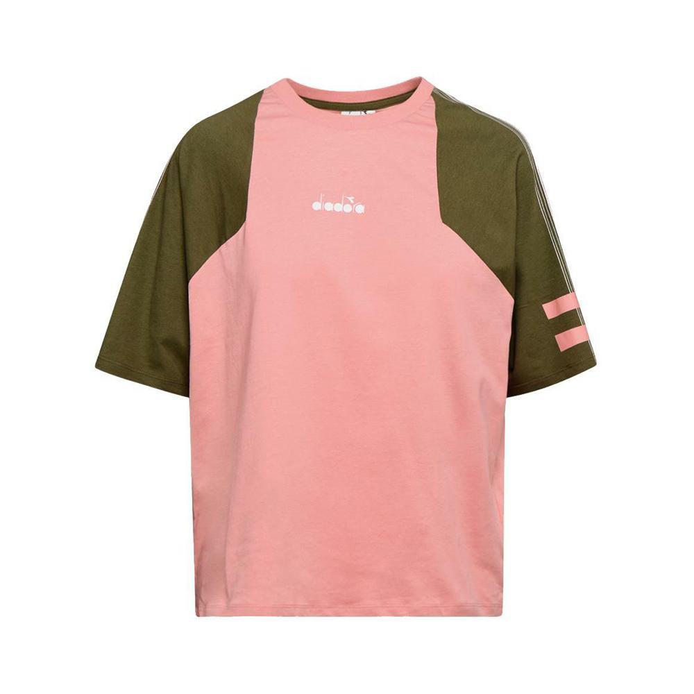 diadora t-shirt diadora. rosa
