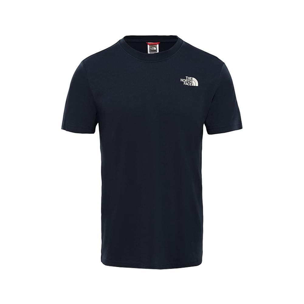 the north face t-shirt the north face. blu/bianco