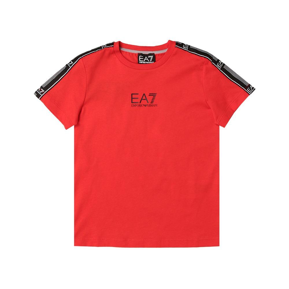 ea7 t-shirt ea7. rosso