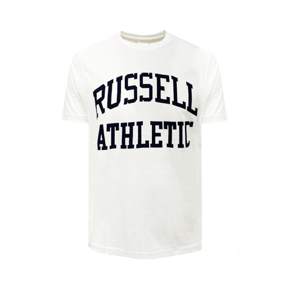 russell athletic t-shirt russell athletic. bianco
