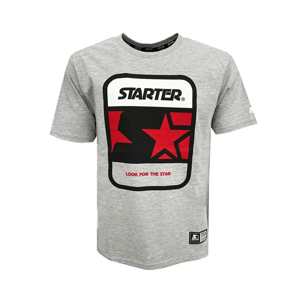 starter t-shirt starter. grigio