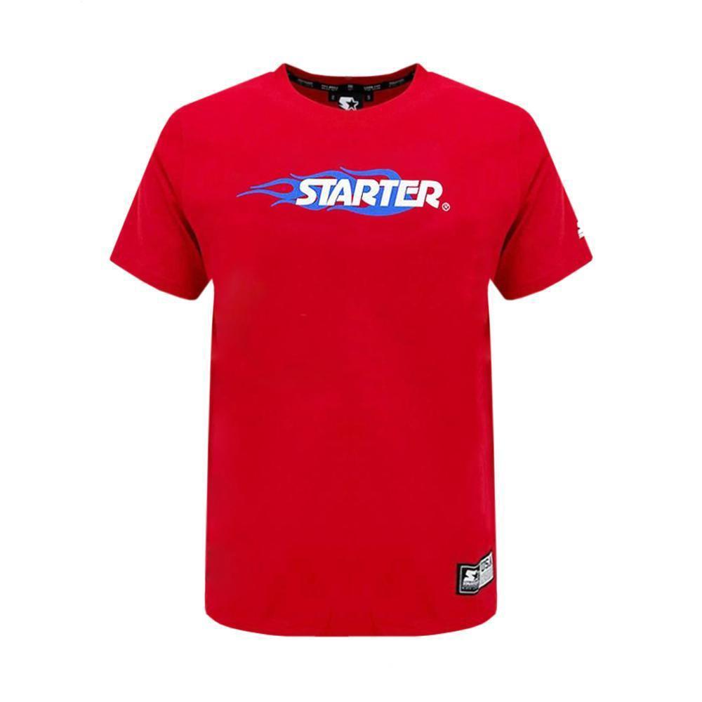 starter t-shirt starter. rosso