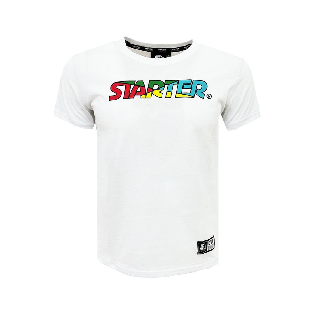 starter t-shirt starter. bianco