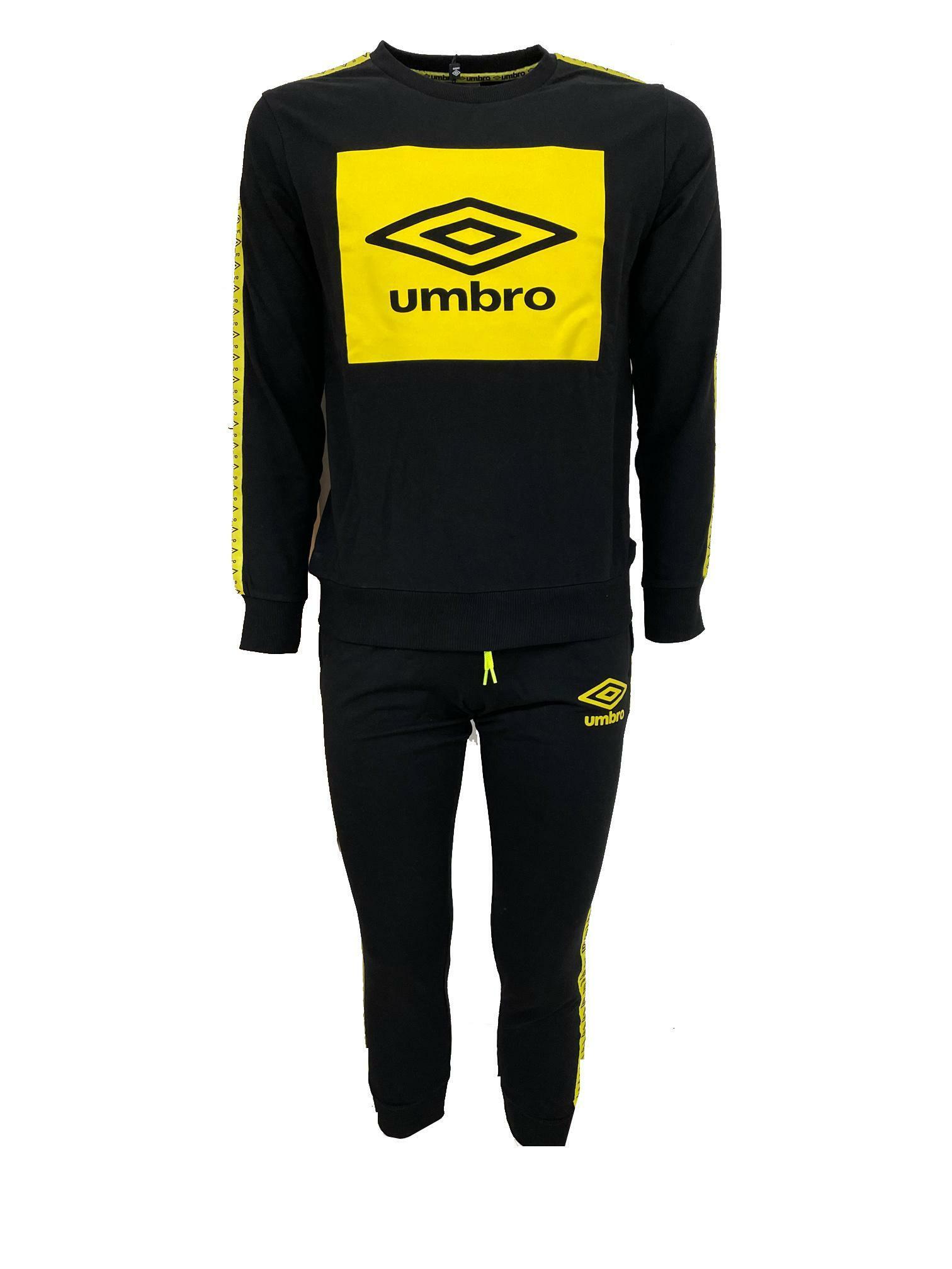 Tuta umbro bambino giallo nero um20355