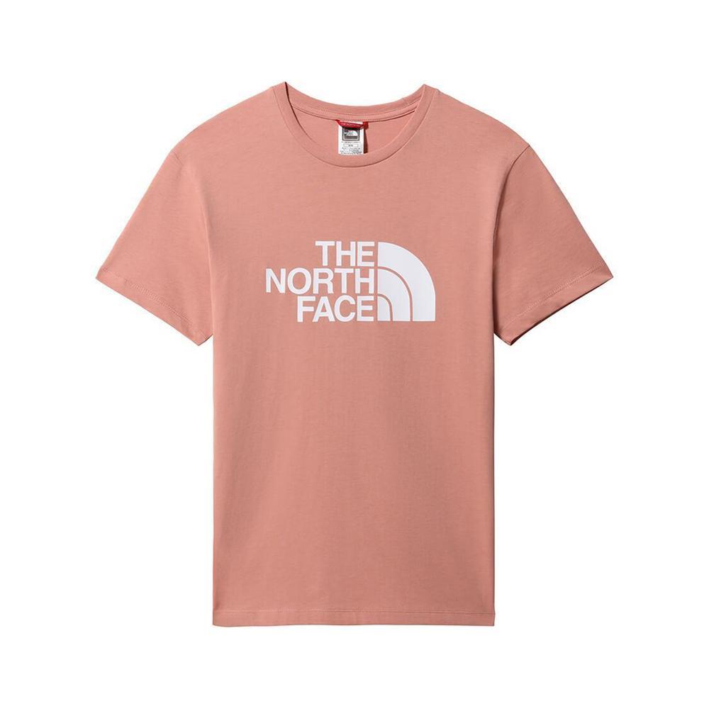 the north face t-shirt the north face. rosa/cipria