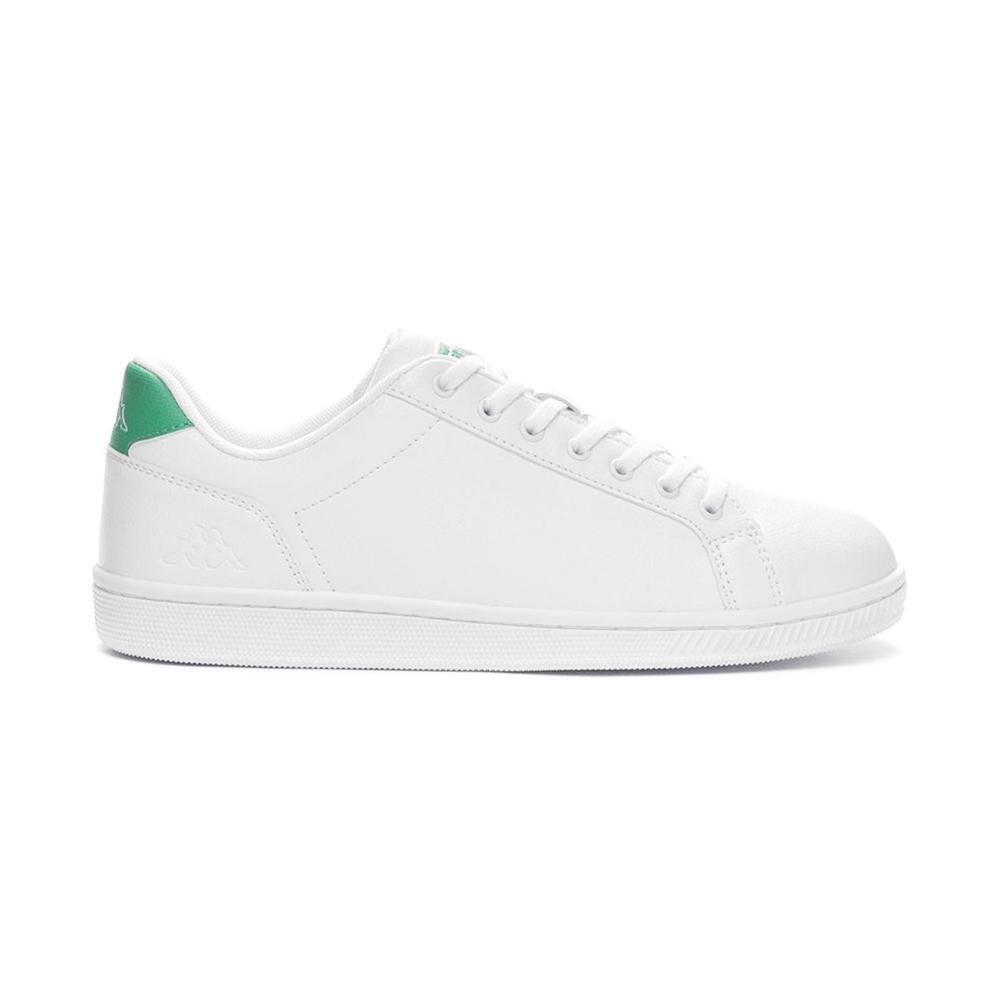kappa scarpe kappa. bianco/verde