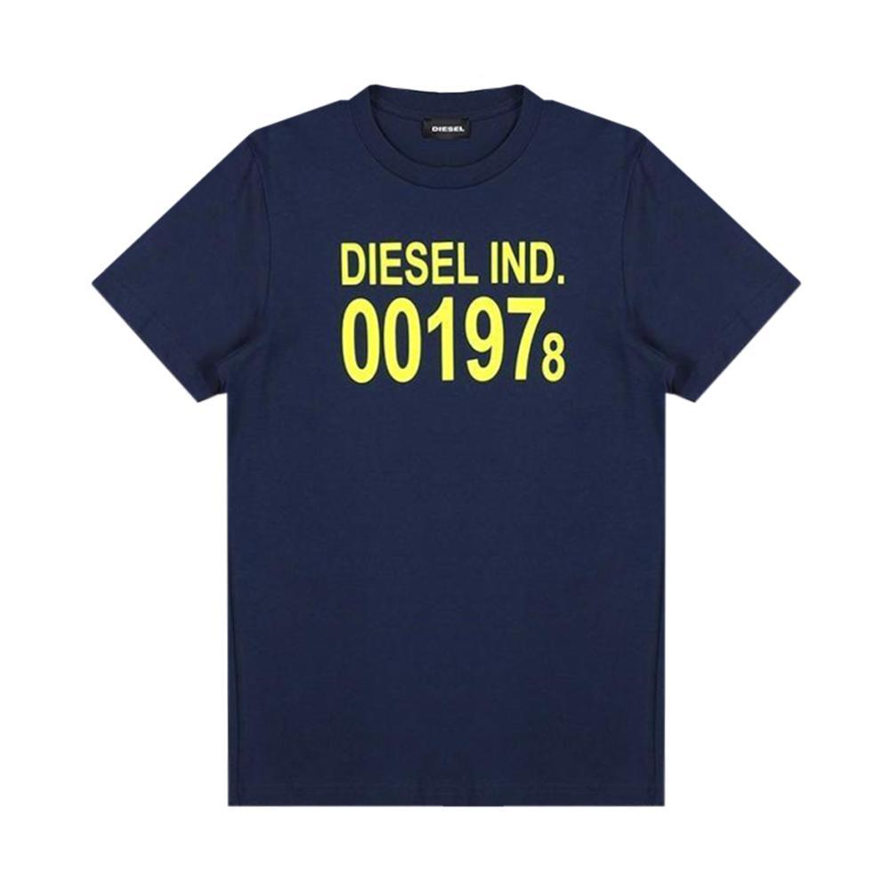 diesel t-shirt diesel. blu