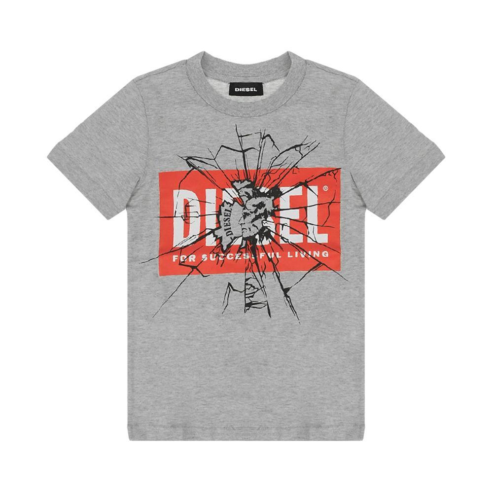 diesel t-shirt diesel. grigio